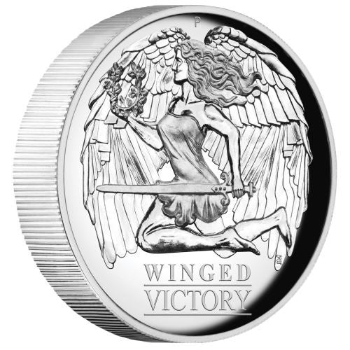 2021 $1 Winged Victory 1oz Silver High Relief Proof Coin