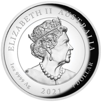 2021 $1 Winged Victory 1oz Silver High Relief Proof Coin