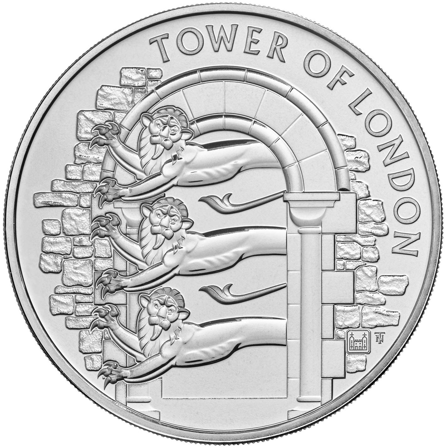 UK 2020 £5 The Tower of London The Royal Menagerie Uncirculated Coin