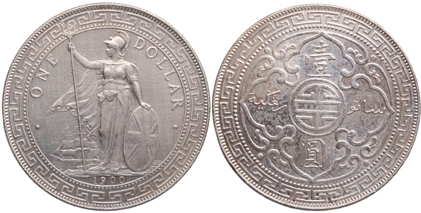 Great Britain 1900B Trade Dollar VF