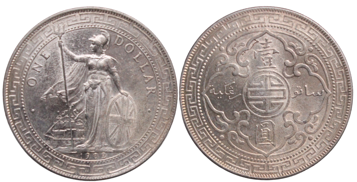 Great Britain 1902B Trade Dollar gEF/aUNC