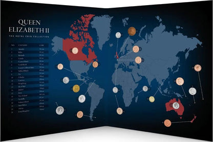 The Royal Collection Queen Elizabeth II 21 Coin Set