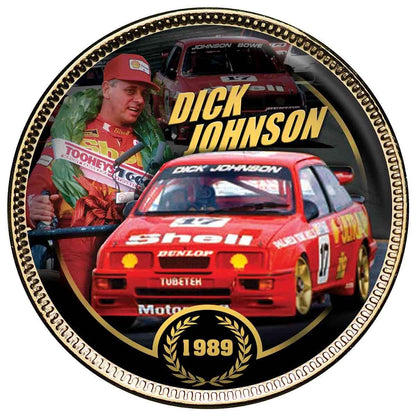 Dick Johnson Racing/DJR Team Penske Champions Gold Plated Enamel Penny 10 Coin Collection