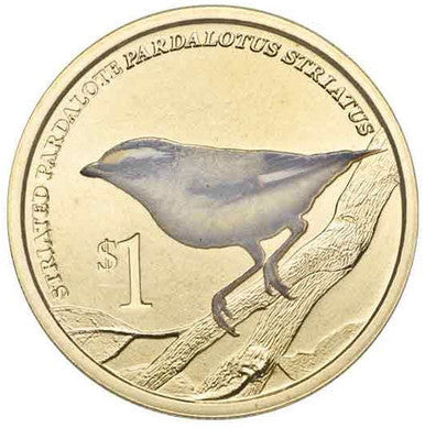 2013 $1 Australian Bird Striated Pardalote PNC