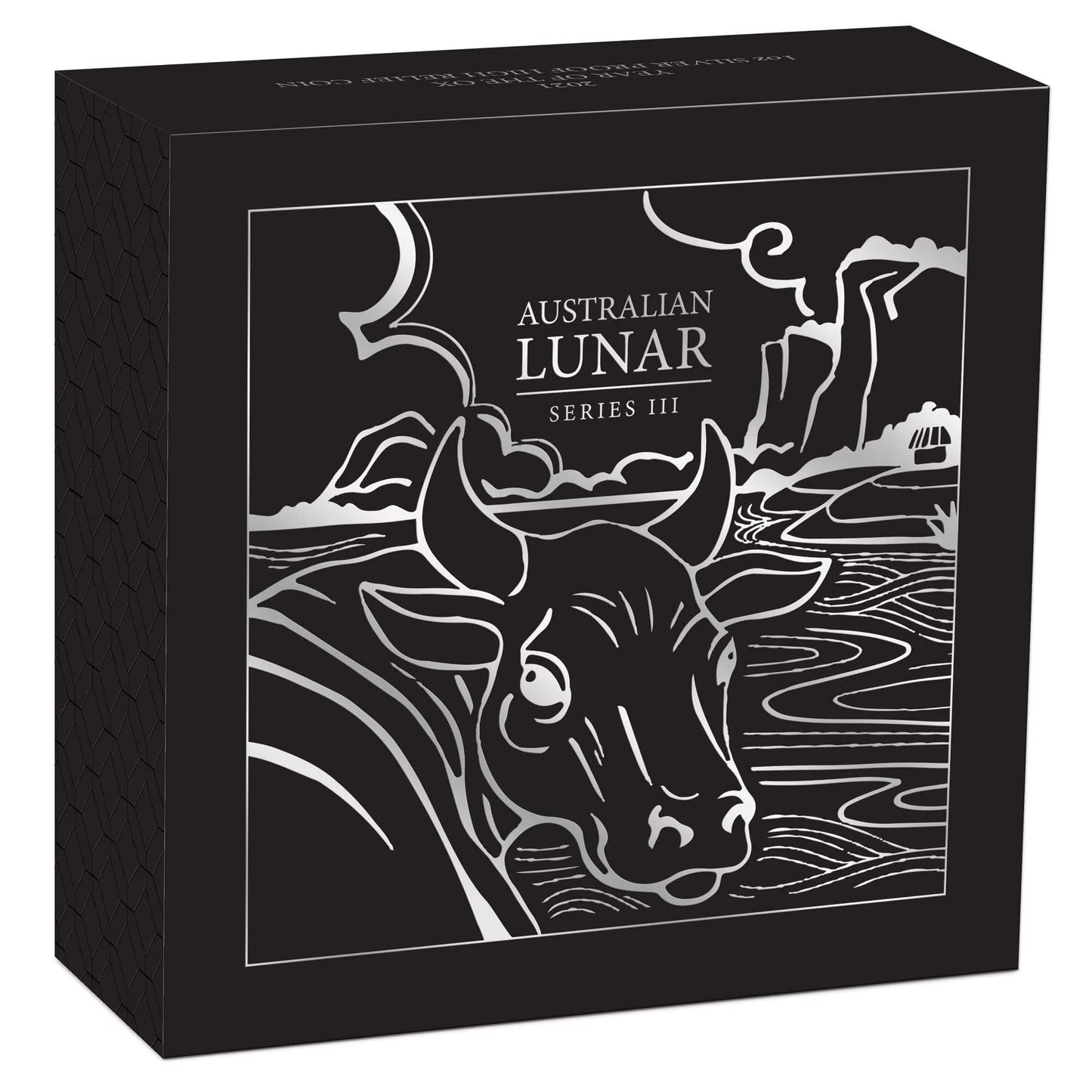 2021 $1 Lunar Year of The Ox 1oz Silver High Relief Proof Coin