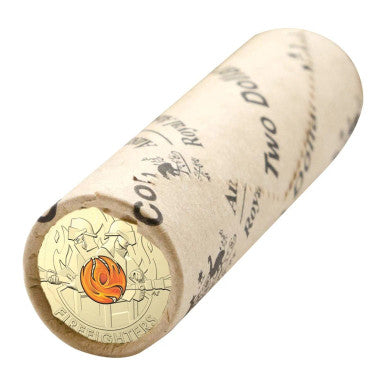 2020 $2 Firefighter Coloured Uncirculated Mint Roll