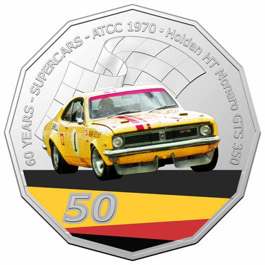 2020 50c 60 Years of Supercars Holden HT Monaro GTS 350 PNC