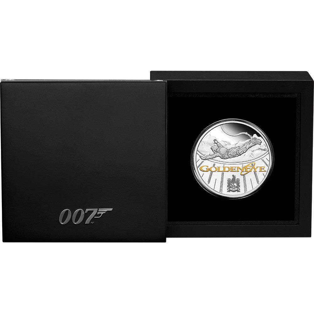 Tuvalu 2020 $1 James Bond 007 Goldeneye 1oz Silver Proof Coin