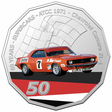 2020 50c 60 Years of Supercars Chevrolet Camaro ZL-1 PNC
