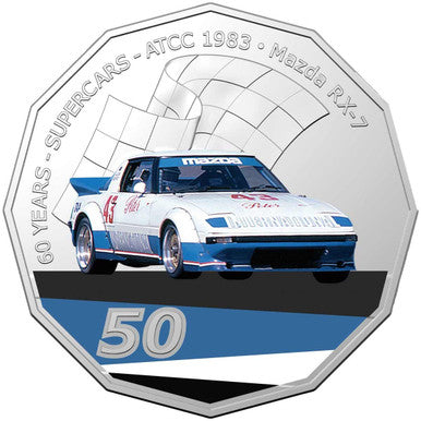 2020 50c 60 Years of Supercars Mazda RX-7 PNC