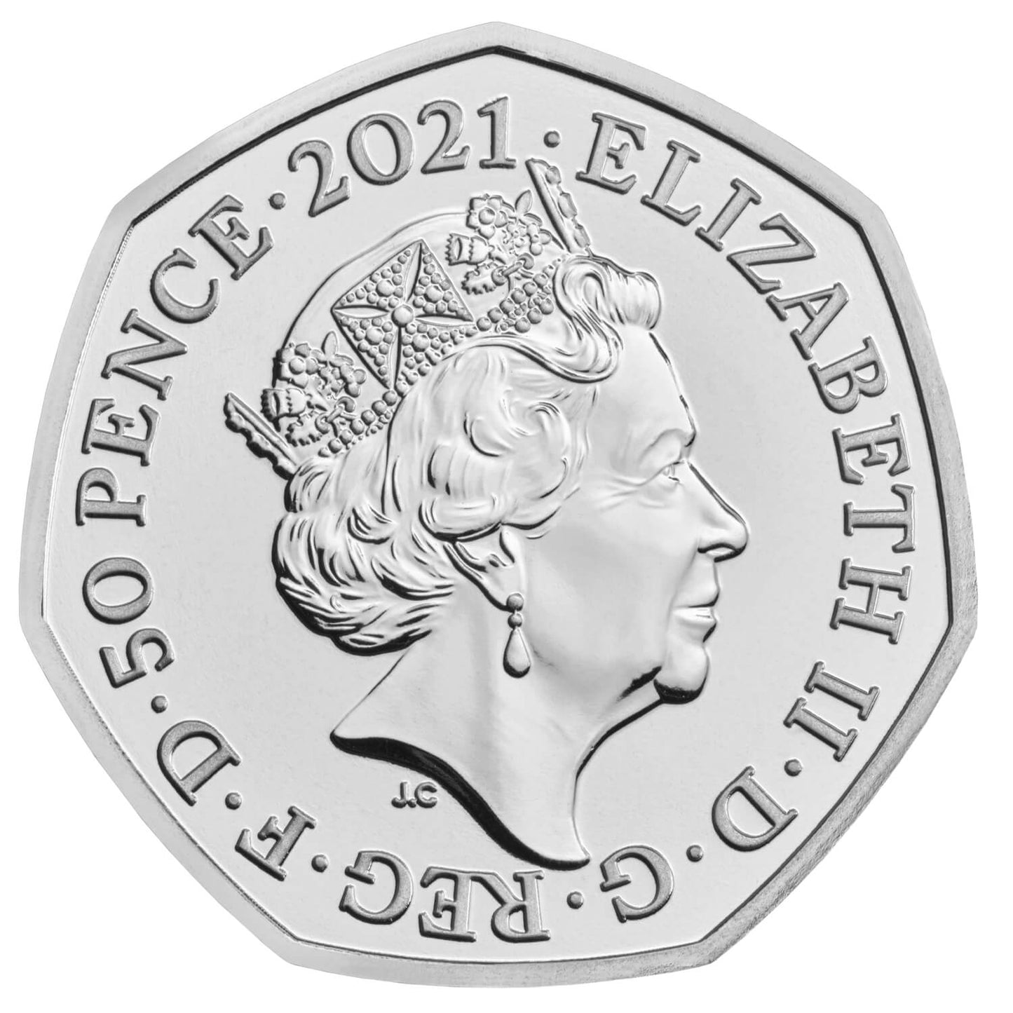 UK 2021 50p The 50th Anniversary of Decimal Day Uncirculated Coin