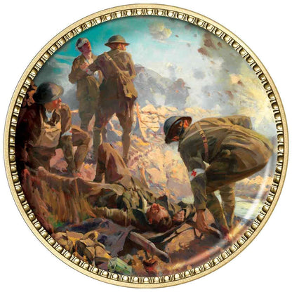 Painting The War Enamel Penny 9 Coin Collection
