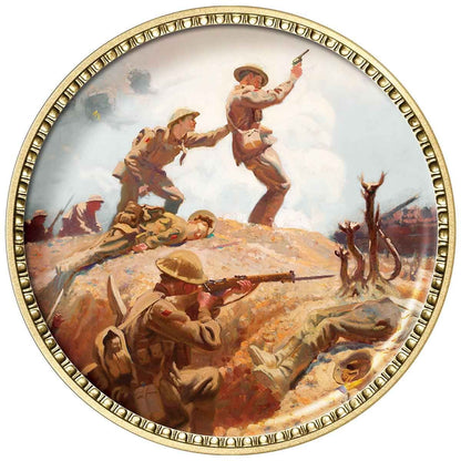 Painting The War Enamel Penny 9 Coin Collection