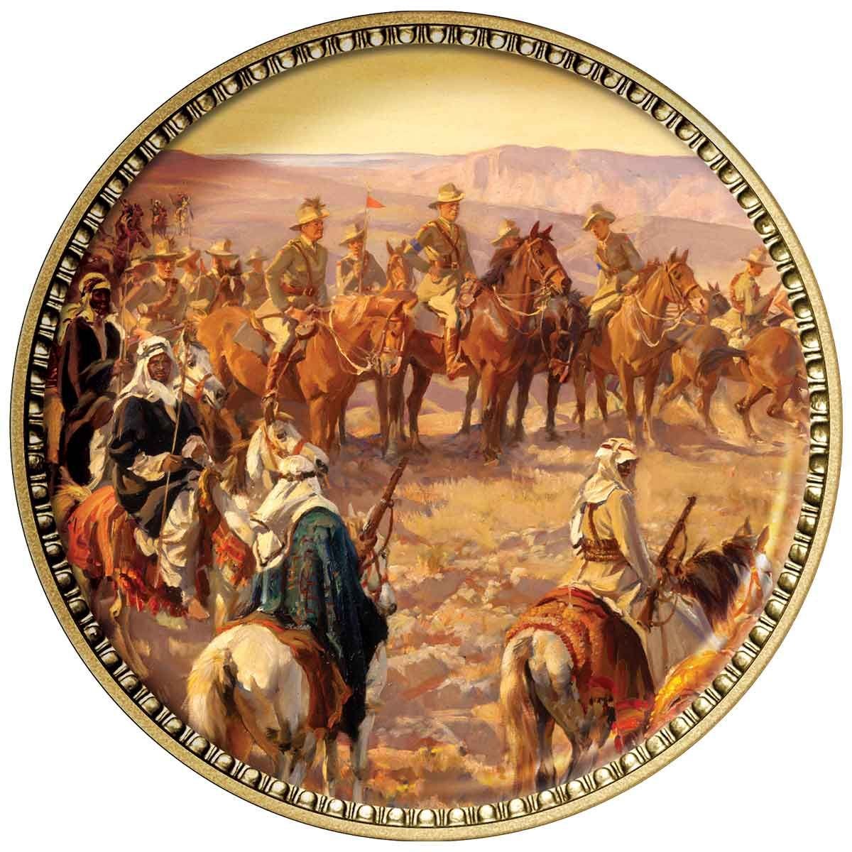 Painting The War Enamel Penny 9 Coin Collection