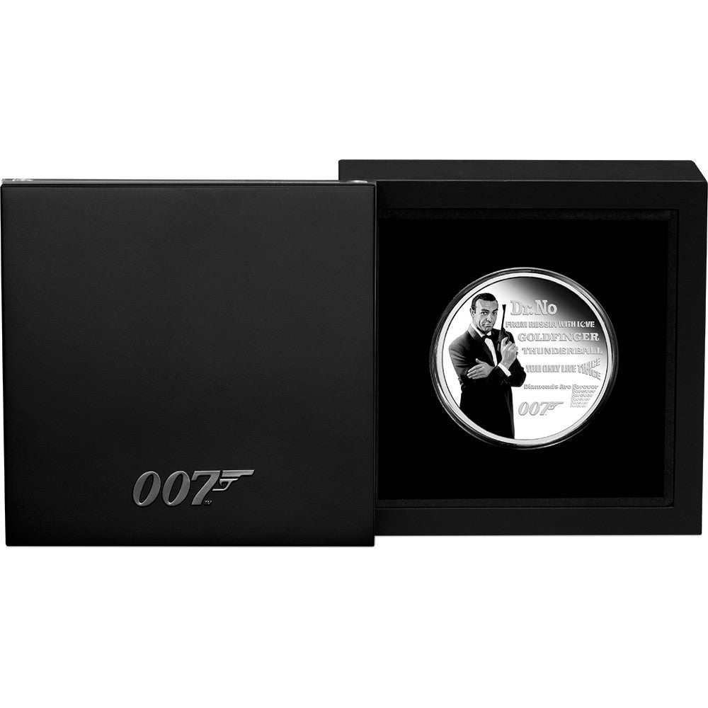 Tuvalu 2021 $1 James Bond 007 Legacy Sean Connery 1oz Silver Proof Coin