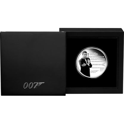 Tuvalu 2021 $1 James Bond 007 Legacy Sean Connery 1oz Silver Proof Coin