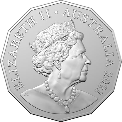 2021 50c Centenary of The Royal Australian Air Force A Century of Power Coloured Uncirculated 11 Coin Set