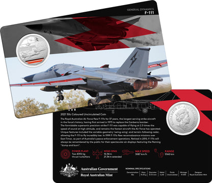 2021 50c Centenary of The Royal Australian Air Force A Century of Power Coloured Uncirculated 11 Coin Set