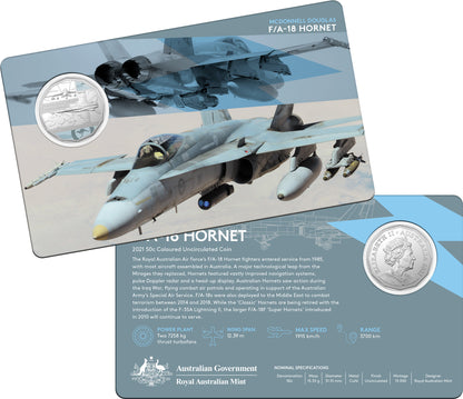 2021 50c Centenary of The Royal Australian Air Force A Century of Power Coloured Uncirculated 11 Coin Set