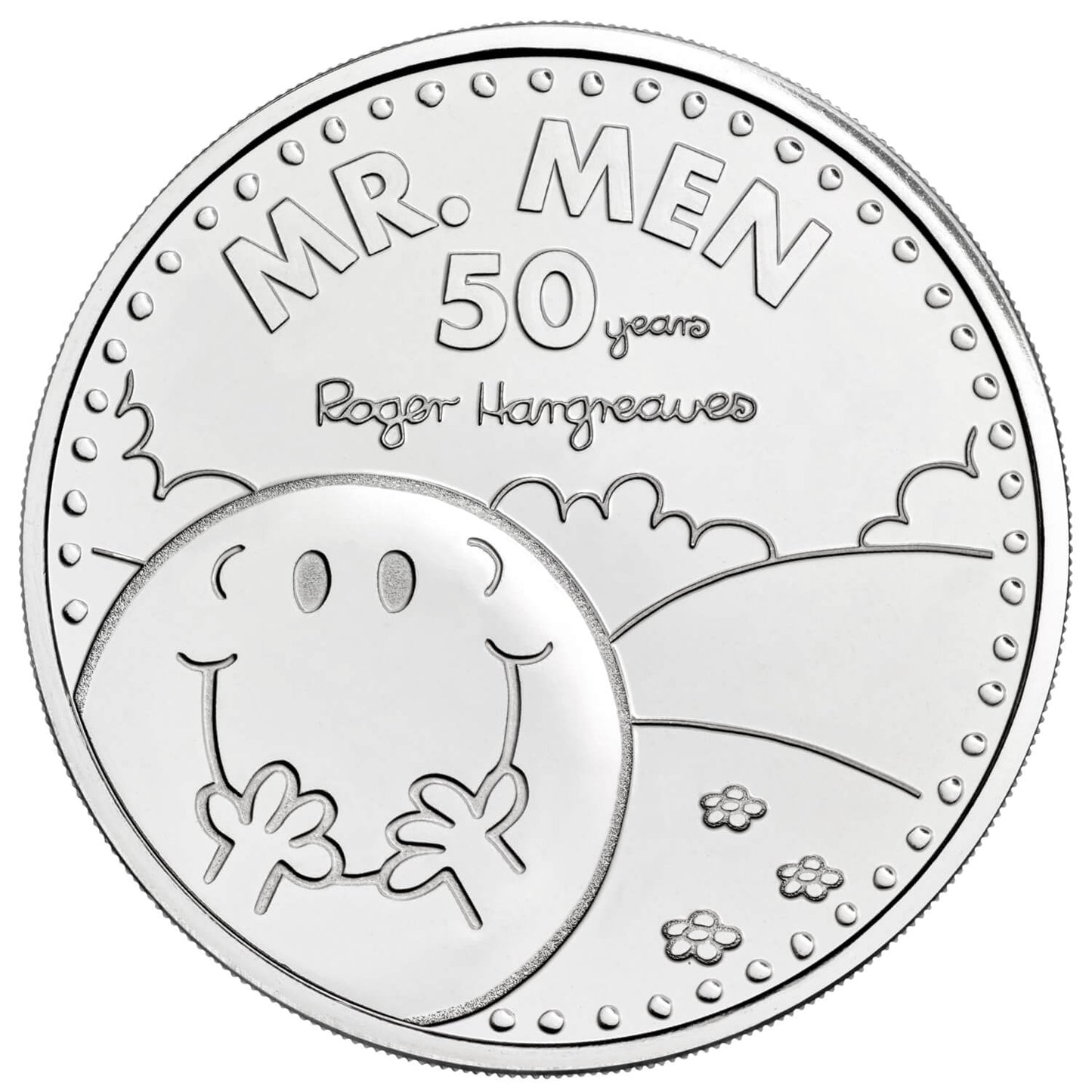 UK 2021 £5 50th Anniversary of Mr. Men Uncirculated Coin