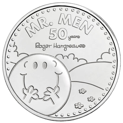 UK 2021 £5 50th Anniversary of Mr. Men Uncirculated Coin