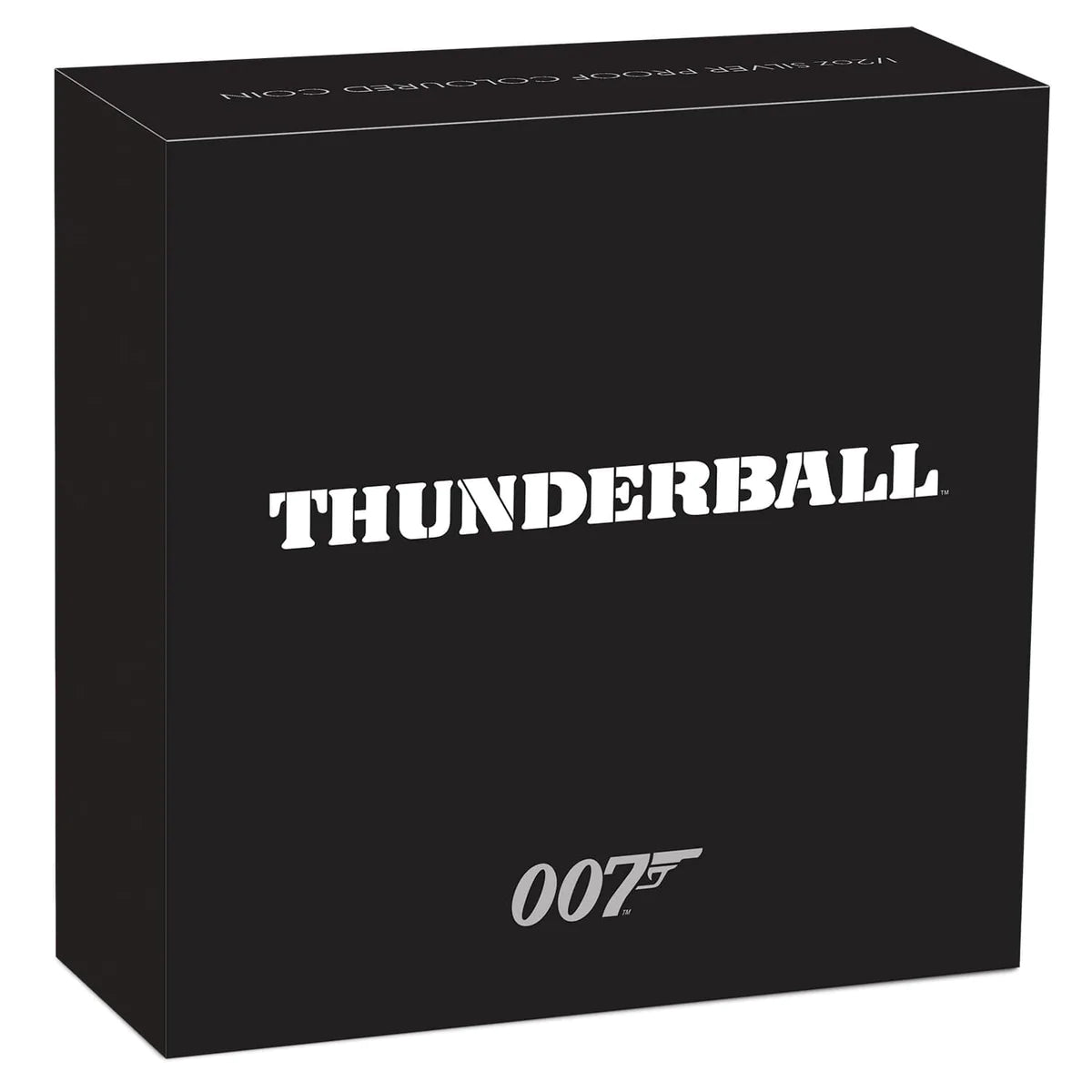 Tuvalu 2021 50c James Bond 007 Thunderball 1/2oz Silver Coloured Proof Coin