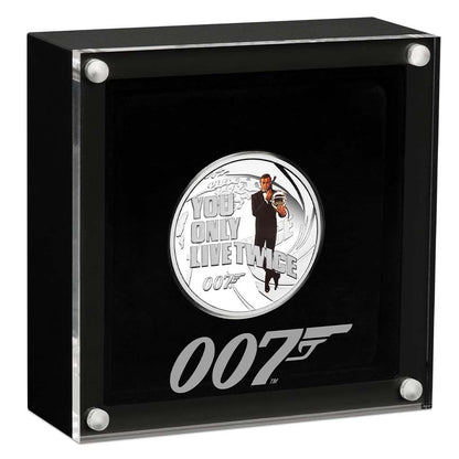 Tuvalu 2021 50c James Bond 007 You Only Live Twice 1/2oz Silver Coloured Proof Coin