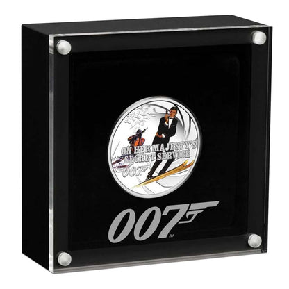 Tuvalu 2021 50c James Bond 007 On Her Majesty's Secret Service 1/2oz Silver Coloured Proof Coin