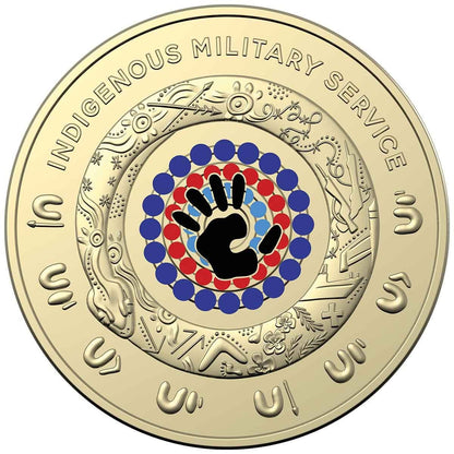 2021 $2 Indigenous Military Service We Will Remember Them Impressions PNC