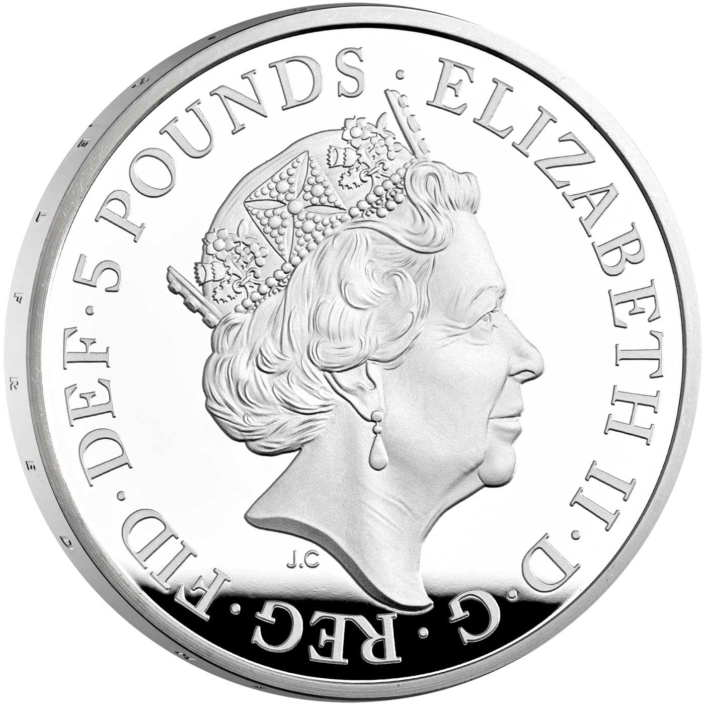 UK 2021 £5 Alfred The Great Silver Proof Coin