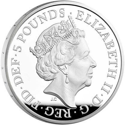 UK 2021 £5 Alfred The Great Silver Proof Coin