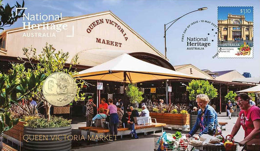 2021 $1 National Heritage Australia Queen Victoria Market PNC