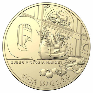 2021 $1 National Heritage Australia Queen Victoria Market PNC