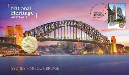 2021 $1 National Heritage Australia Sydney Harbour Bridge PNC