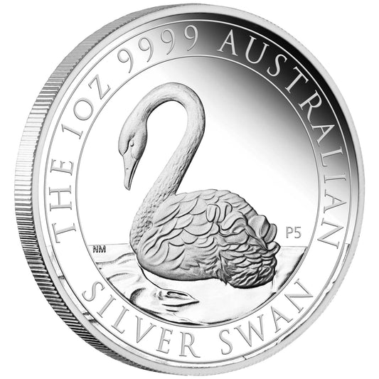 2021 $1 The Australian Silver Swan 1oz Silver Proof Coin