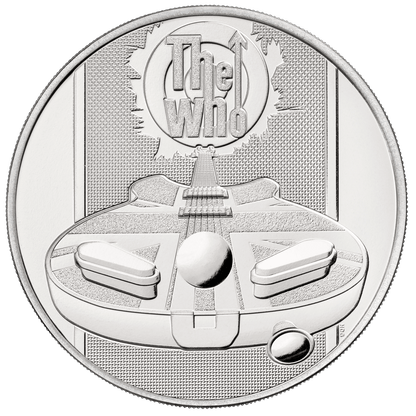 UK 2021 £5 The Who Uncirculated Coin