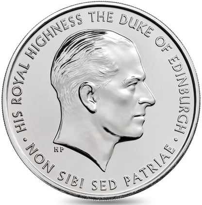 UK 2017 £5 Prince Philip Celebrating A Life of Service Uncirculated Coin