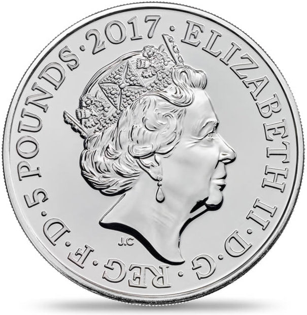 UK 2017 £5 Prince Philip Celebrating A Life of Service Uncirculated Coin