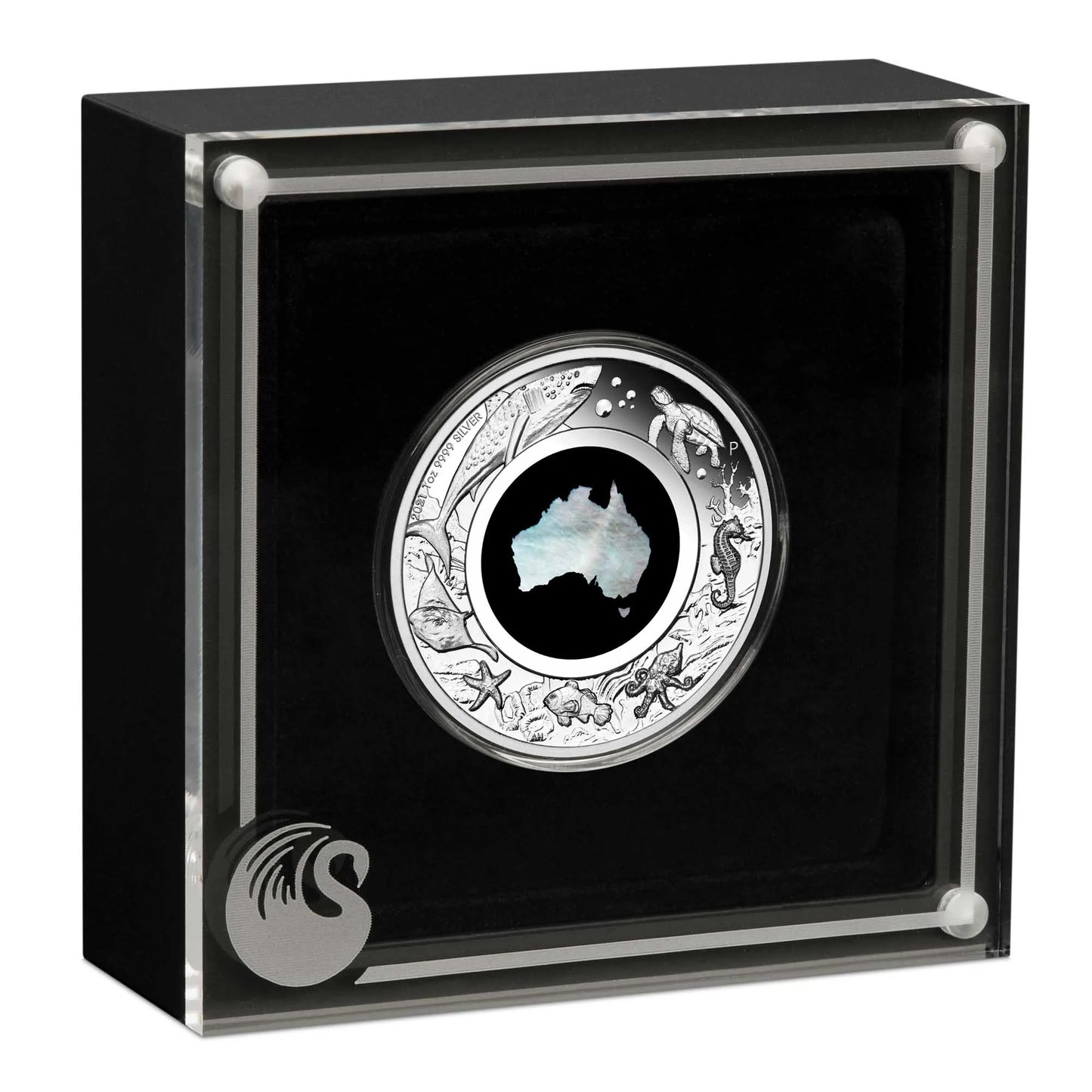 2021 $1 Great Southern Land Mother of Pearl 1oz Silver Proof Coin