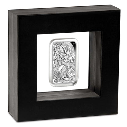 2021 $1 Dragon 1oz Silver Proof Rectangular Coin