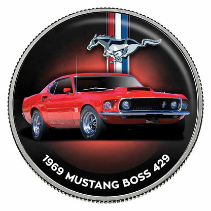 Mustang Enamel Half Dollar 10 Coin Collection
