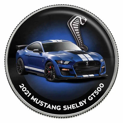 Mustang Enamel Half Dollar 10 Coin Collection
