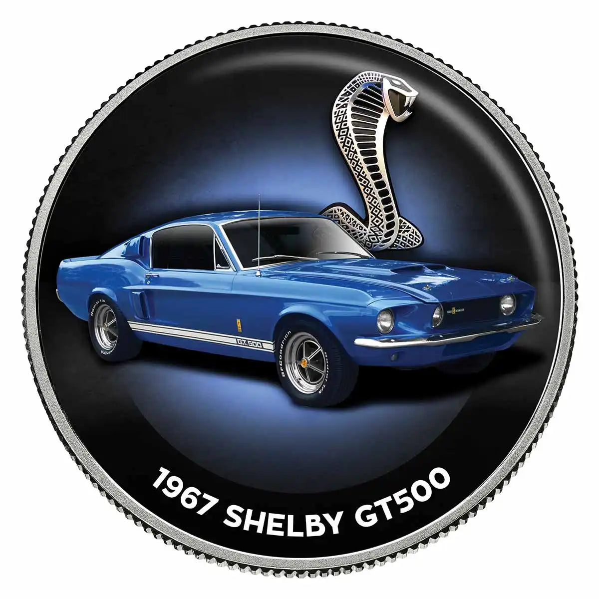 Mustang Enamel Half Dollar 10 Coin Collection