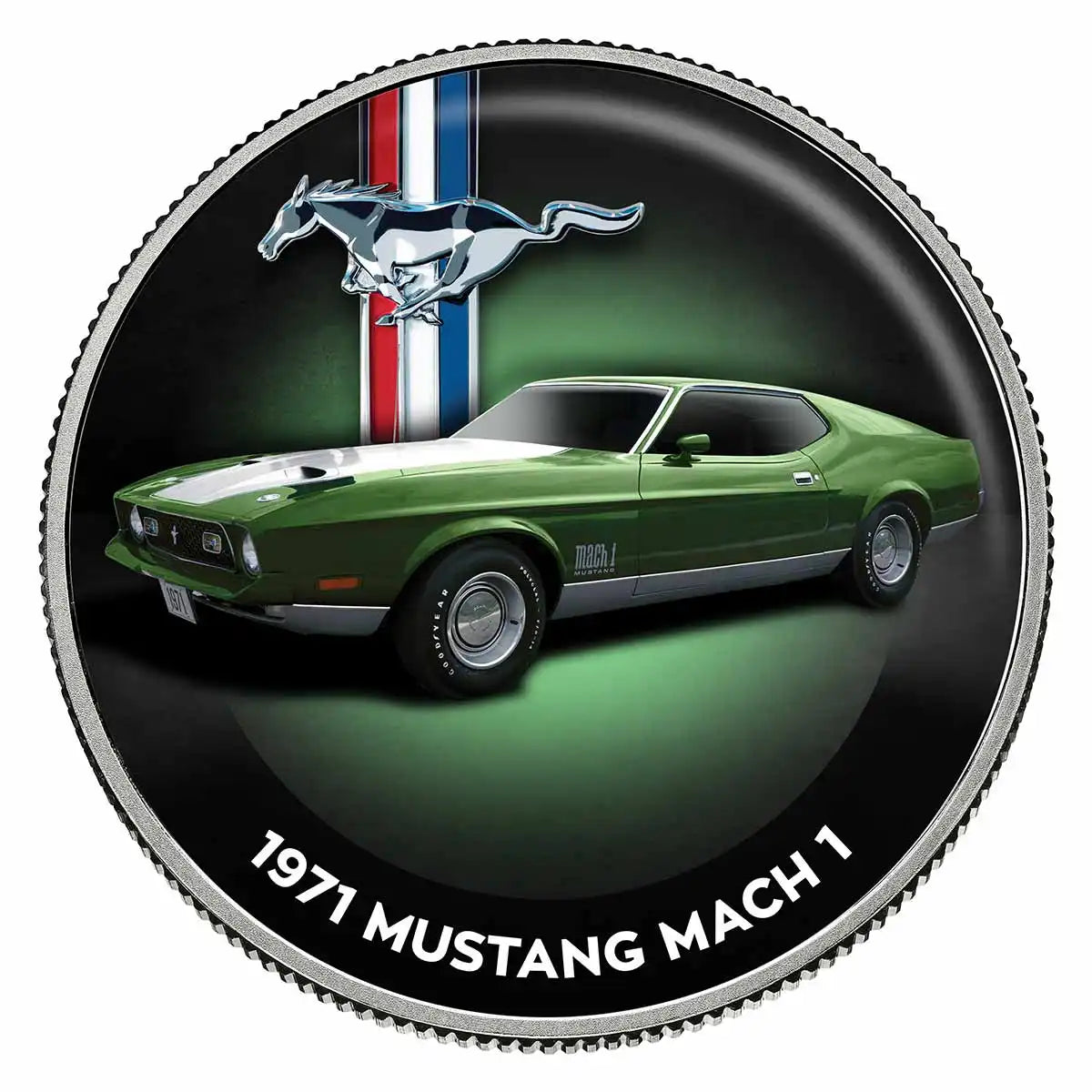 Mustang Enamel Half Dollar 10 Coin Collection
