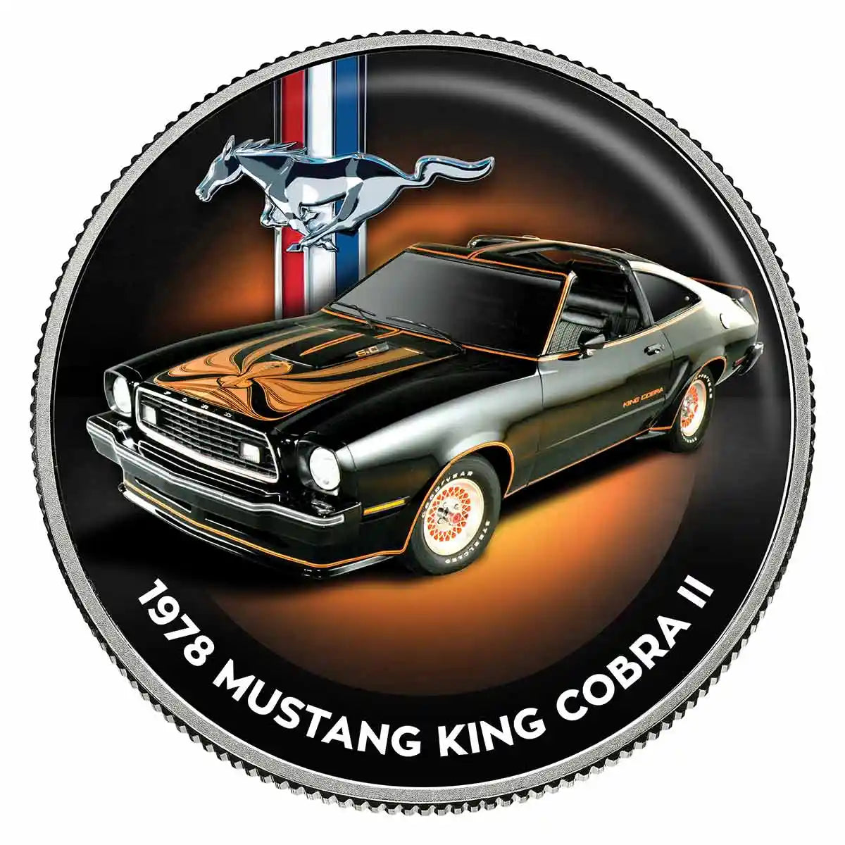 Mustang Enamel Half Dollar 10 Coin Collection
