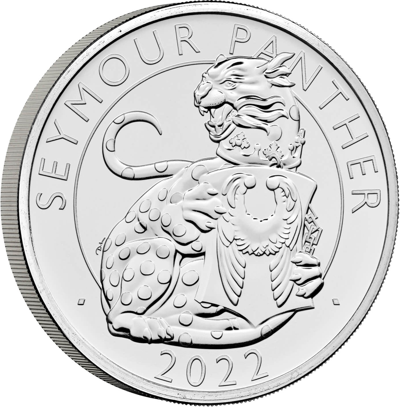 UK 2022 £5 The Royal Tudor Beasts The Seymour Panther Uncirculated Coin