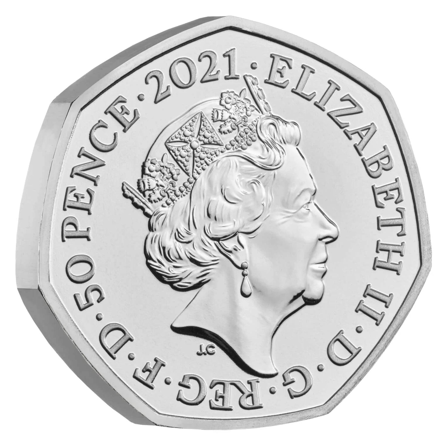 UK 2021 50p 100 Years of Insulin Uncirculated Coin