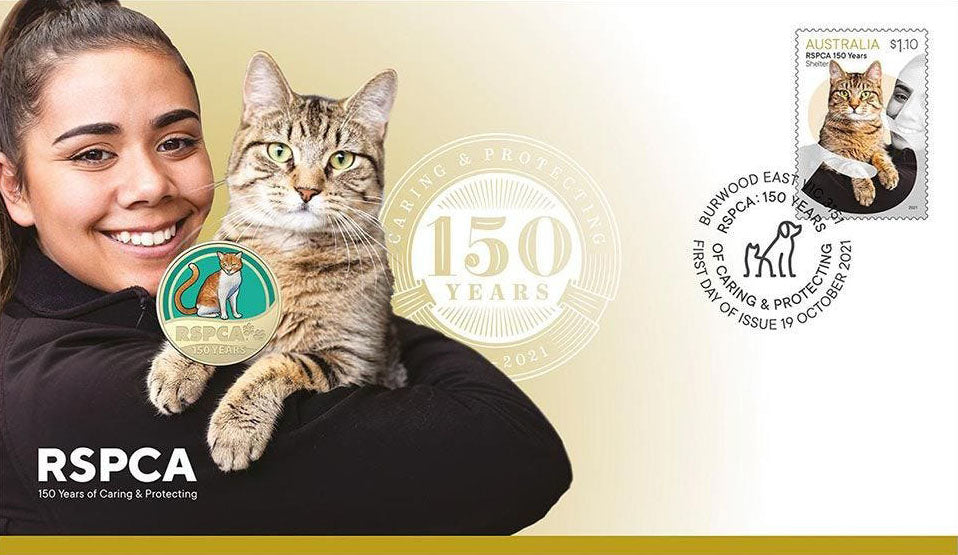 2021 $1 150th Anniversary of The RSPCA Cat PNC