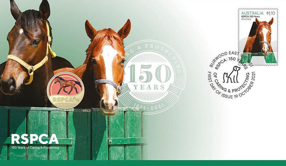 2021 $1 150th Anniversary of The RSPCA Horse PNC
