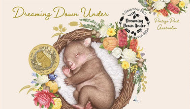 2021 $1 Dreaming Down Under Wombat PNC